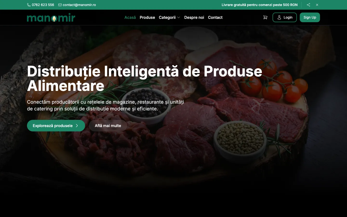 manomir.ro — site screenshot